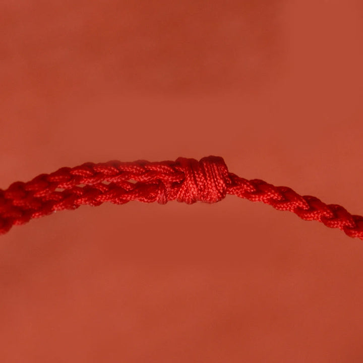 Buddha Stones Friedensarmband mit Zinnober-Schnalle, handgefertigt, verstellbar, mit Segenssymbol - image 8