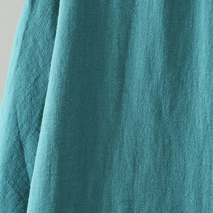 Buddha Stones Vintage Winterjacke mit Froschknopfverschluss, langen Ärmeln, Damen-Thermojacke aus Baumwolle - image 12