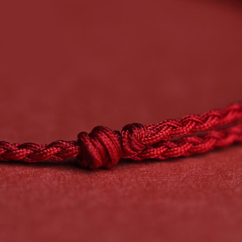 Buddha Stones , handgefertigtes Armband/Fußkettchen aus 999er Sterlingsilber und Kupfermünzenanhänger - image 8