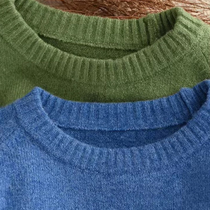 Buddha Stones Winterpullover mit Rundhalsausschnitt, warm und langärmelig, Damen-Baumwollstrickpullover - image 7