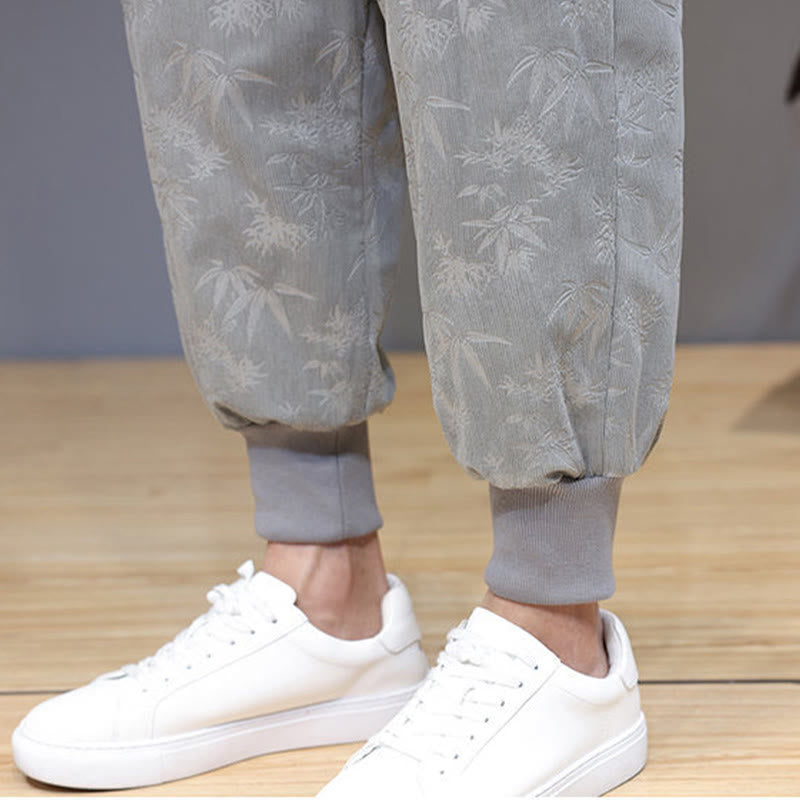 Buddha Stones 2-teiliger Winteranzug für Herren aus dickem Bambus, Tang-Stil, mit Froschknopfverschluss, Baumwollcord, lange Ärmel, Jacke und Hose mit Taschen - image 21