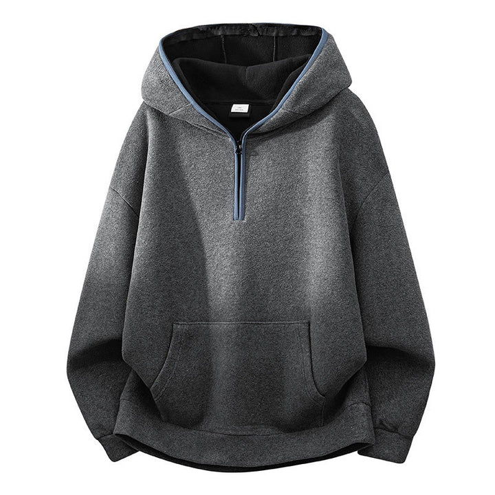 Buddha Stones Herbst-Winter-Hoodie mit Reißverschluss, Fleecefutter, langen Ärmeln und Baumwolle, Herren - Dunkelgrau - US/ UK/AU42, EU52 (3XL) - image 11