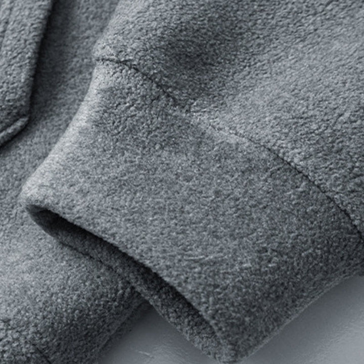 Buddha Stones Herbst-Winter-Hoodie mit Reißverschluss, Fleecefutter, langen Ärmeln und Baumwolle, Herren - image 6