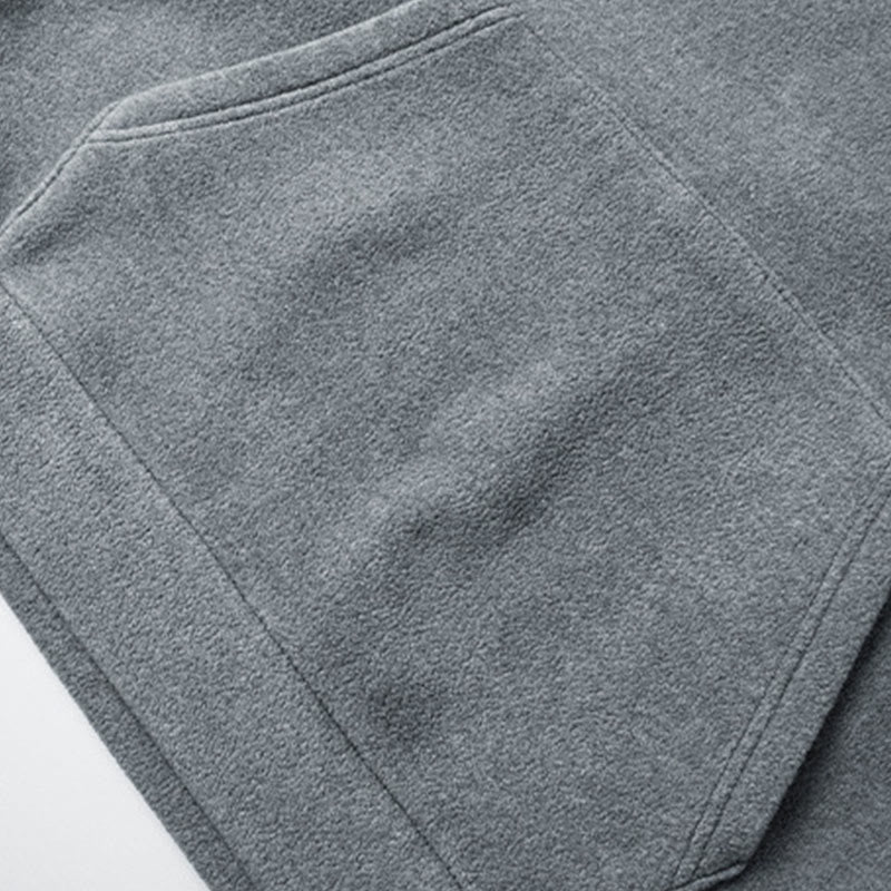 Buddha Stones Herbst-Winter-Hoodie mit Reißverschluss, Fleecefutter, langen Ärmeln und Baumwolle, Herren - image 4