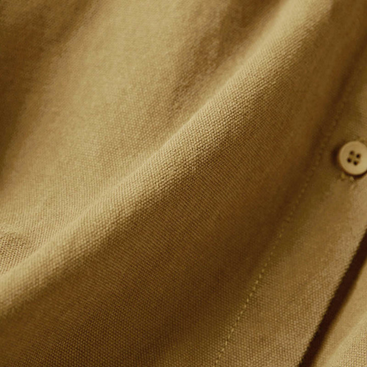 Buddha Stones Casual Buttons Design Damen Stehkragen Langarm Baumwollhemd - image 7