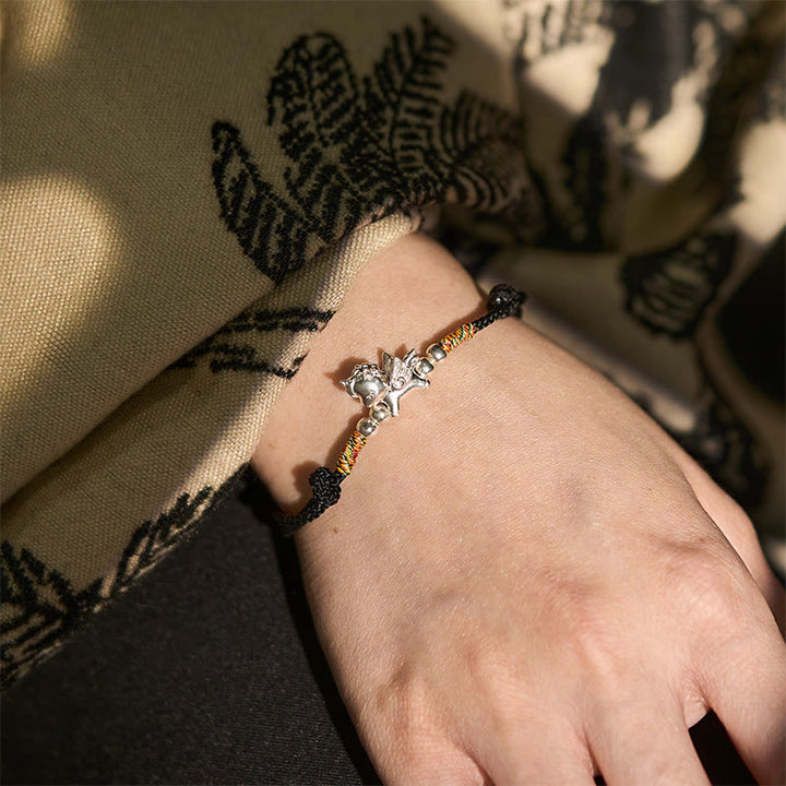 Buddha Stones, 925er Sterlingsilber, Armband aus der Reihe „Jahr des Pferdes – Wohlstandssymbol“ - image 16