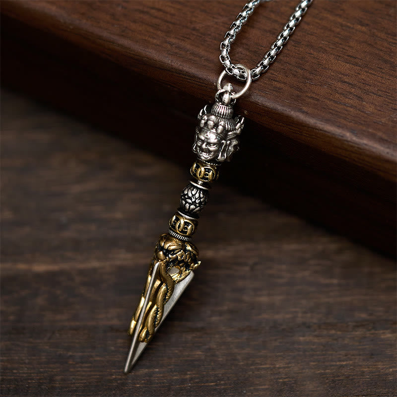 Buddha Stones -Anhänger aus tibetischem Vajra-Kupfer mit spiritueller Heilkraft - image 1