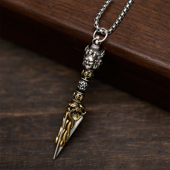 Buddha Stones -Anhänger aus tibetischem Vajra-Kupfer mit spiritueller Heilkraft - image 1