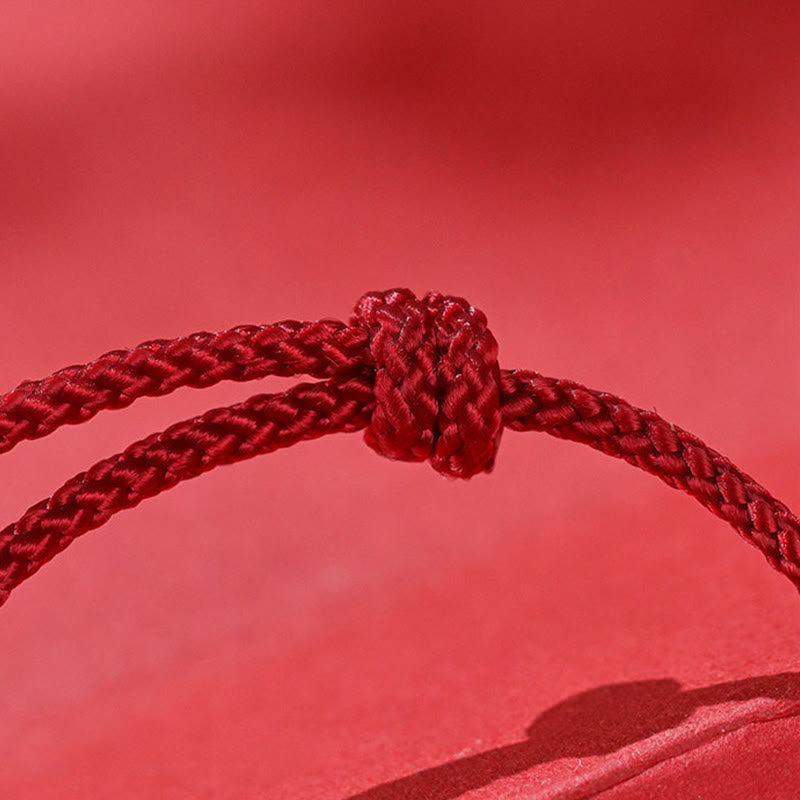 Buddha Stones ​​Armband aus 999er Sterlingsilber und rotem Achat – Jahr des Pferdes – Wohlstandssymbol - image 9