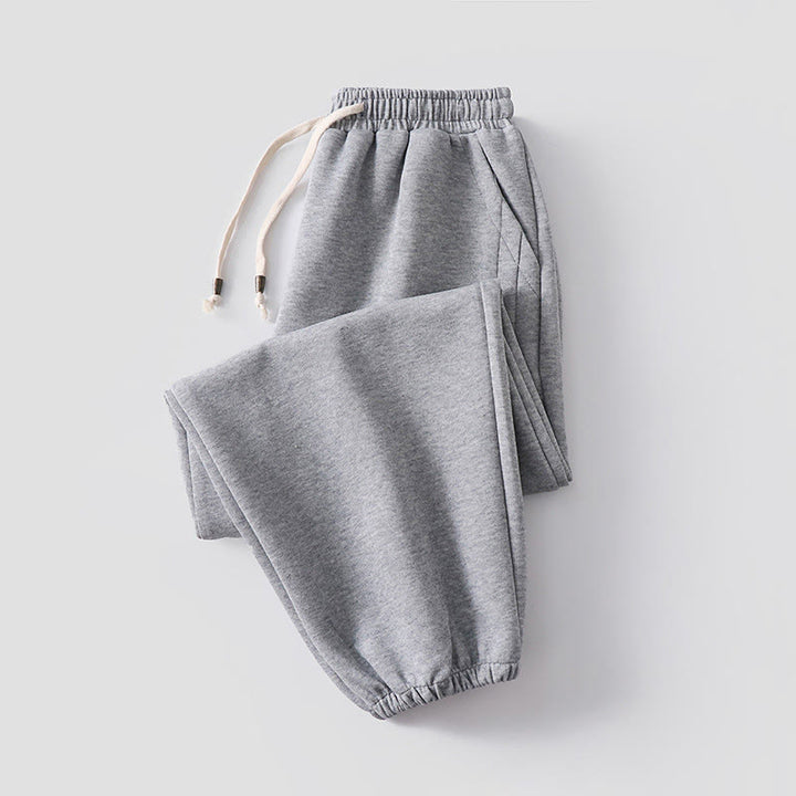 Buddha Stones Herbst/Winter Herren-Haremshose aus Baumwolle mit Taschen, einfarbig, Kordelzug, normal geschnitten, fleecegefüttert, elastischer Bund - Hellgrau (mit Fleece gefütterte Version) - US/ UK/AU54, EU64 (9XL) - image 17