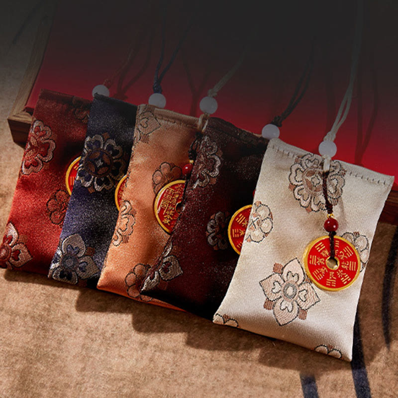 Buddha Stones, Berggeister, Geld ausgeben, Jacquard-Stickerei, Beutel, Segen, Hängende Dekoration - image 6