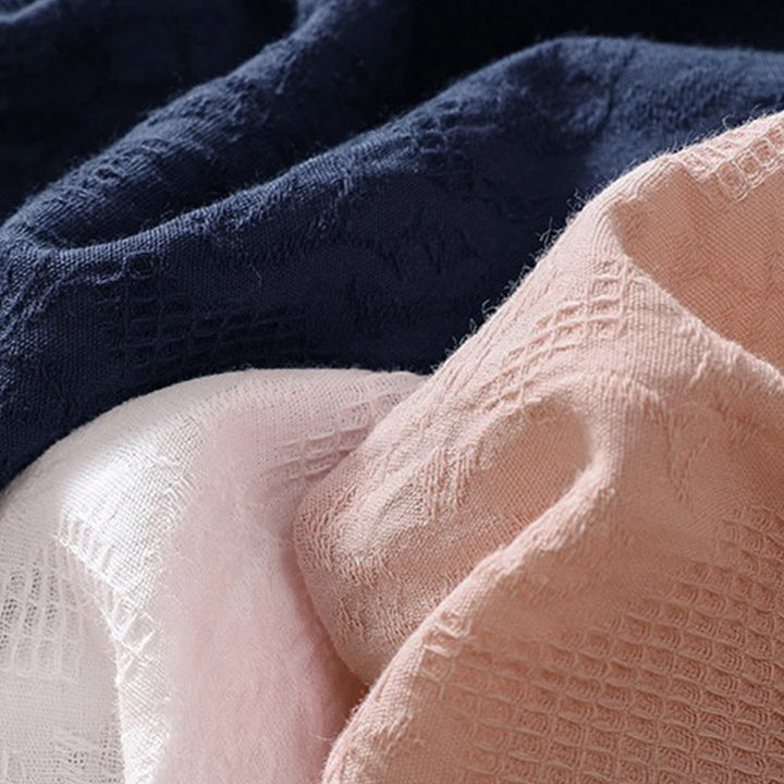 Buddha Stones Herbst-Jacquard-Hoodie mit Knöpfen, langärmelig, aus Baumwolle, Damen - image 31