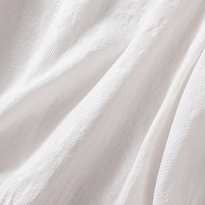 Buddha Stones Herbst-Jacquard-Hoodie mit Knöpfen, langärmelig, aus Baumwolle, Damen - image 29