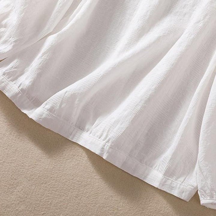 Buddha Stones Herbst-Jacquard-Hoodie mit Knöpfen, langärmelig, aus Baumwolle, Damen - image 26