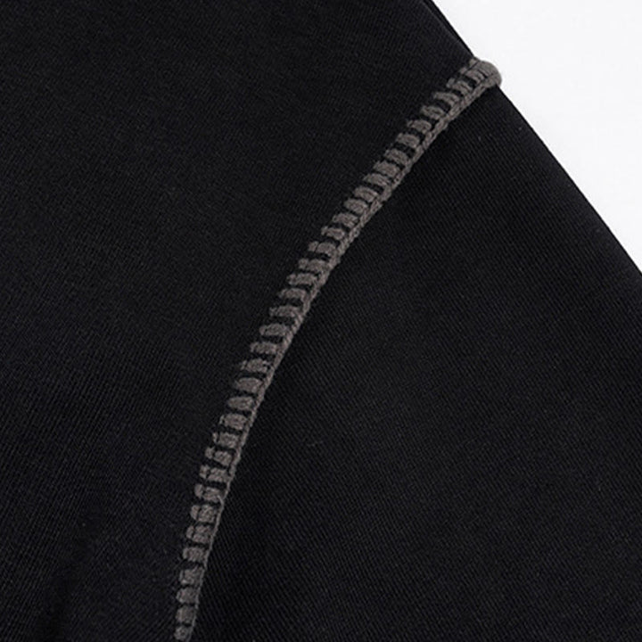 Buddha Stones Herbst Polo Kragen Knopf Herren Sweatshirt Baumwollpullover - image 8