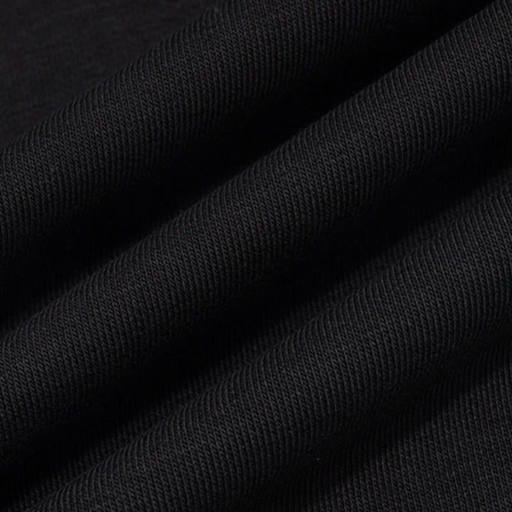 Buddha Stones Herbst Polo Kragen Knopf Herren Sweatshirt Baumwollpullover - image 11