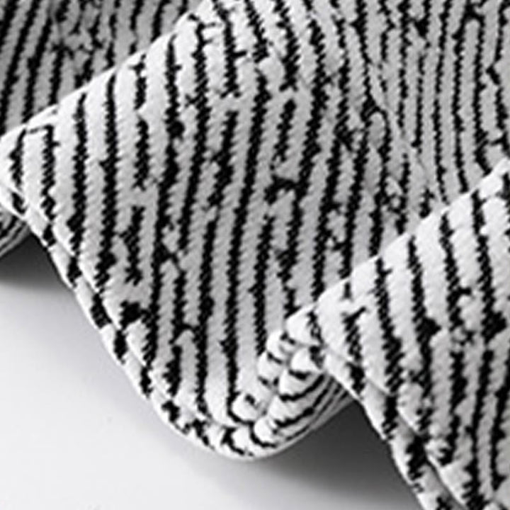 Buddha Stones Herbst-Sweatshirt mit Rundhalsausschnitt, Streifen und Knöpfen für Herren - image 14