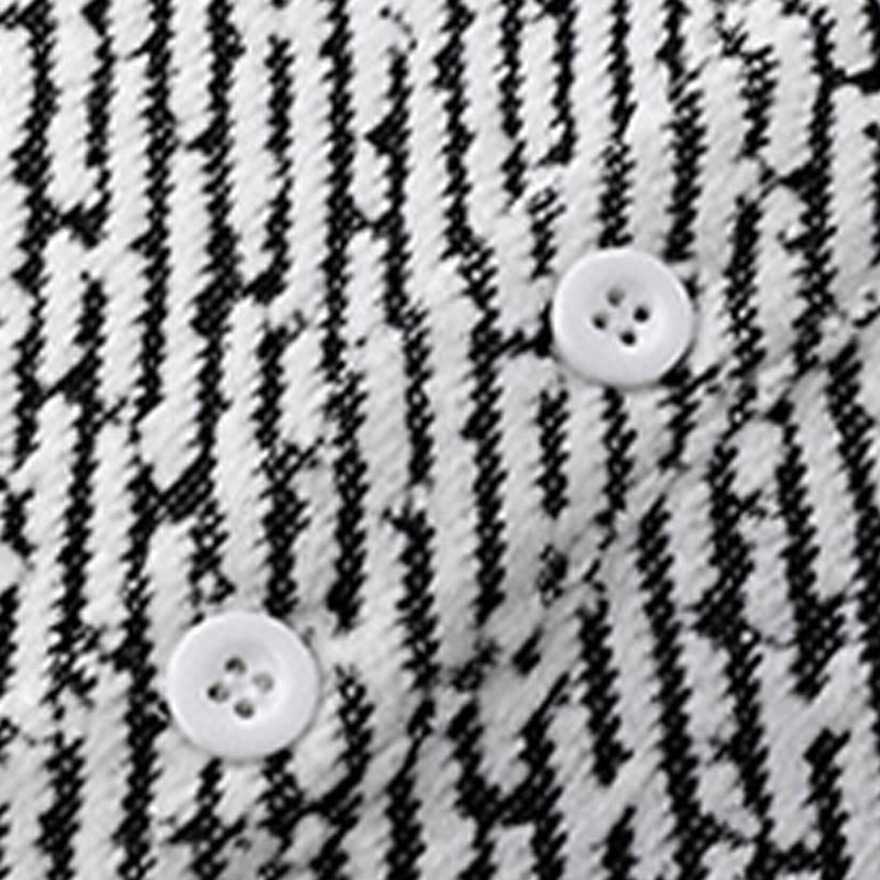 Buddha Stones Herbst-Sweatshirt mit Rundhalsausschnitt, Streifen und Knöpfen für Herren - image 13