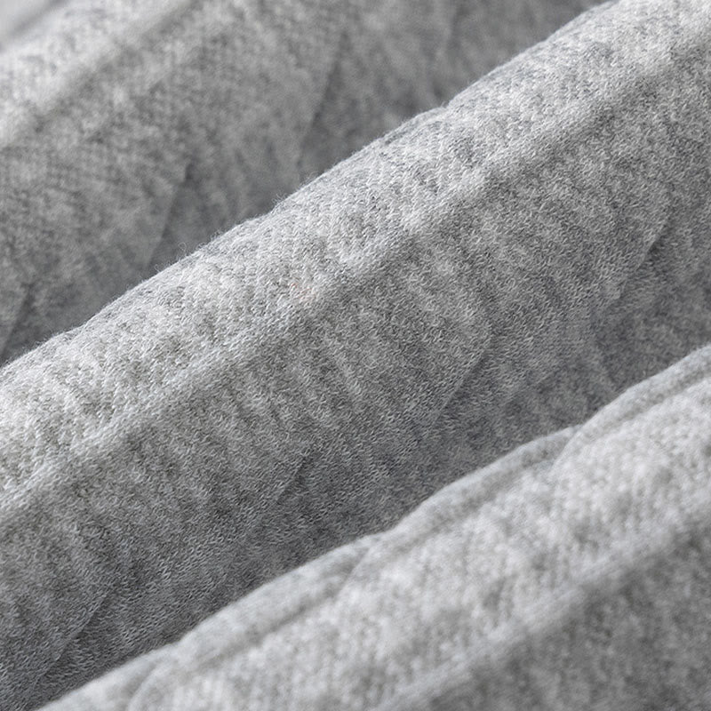 Buddha Stones ​​Herbst/Winter-Hoodie mit Knöpfen, gedrehtem Design und langen Ärmeln für Herren - image 6