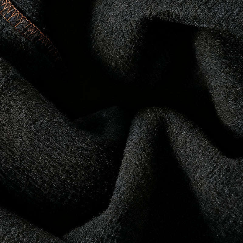 Buddha Stones Schlichte Cordhose mit elastischem Bund, Patchwork-Karomuster und weitem Bein, knöchellang, Damen - image 17