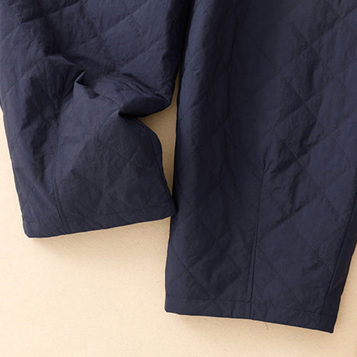 Buddha Stones Winter Lines Damen-Thermohose aus Baumwolle mit elastischem Bund, Kordelzug und Reißverschlusstaschen - image 5