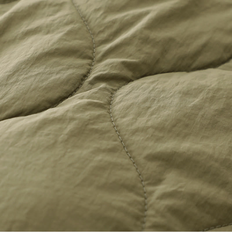 Buddha Stones Winter Curved Lines Elastischer Bund Kordelzug Baumwoll-Thermohose für Damen mit Taschen - image 9