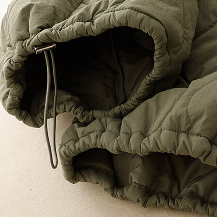 Buddha Stones Winter Curved Lines Elastischer Bund Kordelzug Baumwoll-Thermohose für Damen mit Taschen - image 10