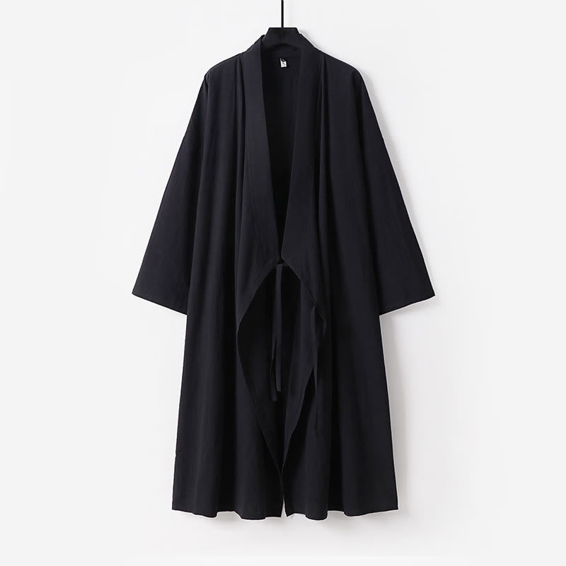 Buddha Stones ​​Wudang Traditionelle Tai Chi Kampfkunst Zeremonie Langärmeliger taoistischer Herren-Gewand - Schwarz - US/ UK/AU54, EU64 (9XL) - image 14