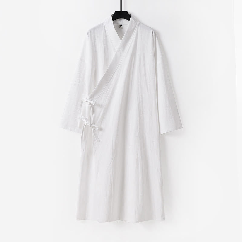 Buddha Stones ​​Wudang Traditionelle Tai Chi Kampfkunst Zeremonie Langärmeliger taoistischer Herren-Gewand - Weiß - US/UK/AU54, EU64 (9XL) - image 0