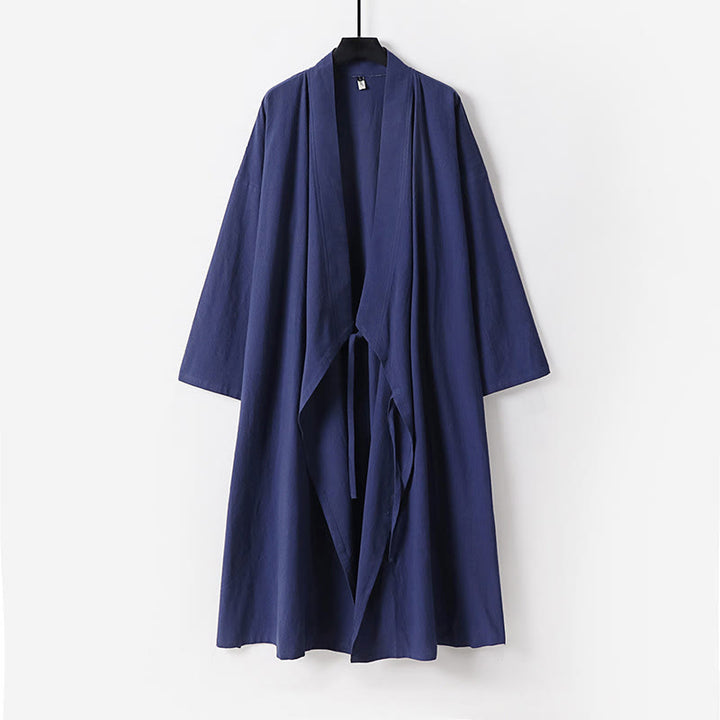 Buddha Stones ​​Wudang Traditionelle Tai Chi Kampfkunst Zeremonie Langärmeliger taoistischer Herren-Gewand - SteelBlue - US/ UK/AU54, EU64 (9XL) - image 3