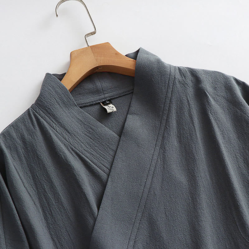 Buddha Stones ​​Wudang Traditionelle Tai Chi Kampfkunst Zeremonie Langärmeliger taoistischer Herren-Gewand - image 8