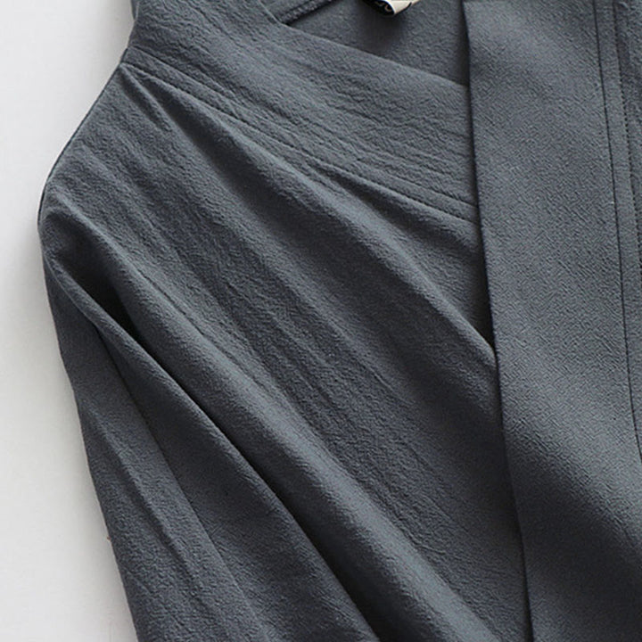 Buddha Stones ​​Wudang Traditionelle Tai Chi Kampfkunst Zeremonie Langärmeliger taoistischer Herren-Gewand - image 9