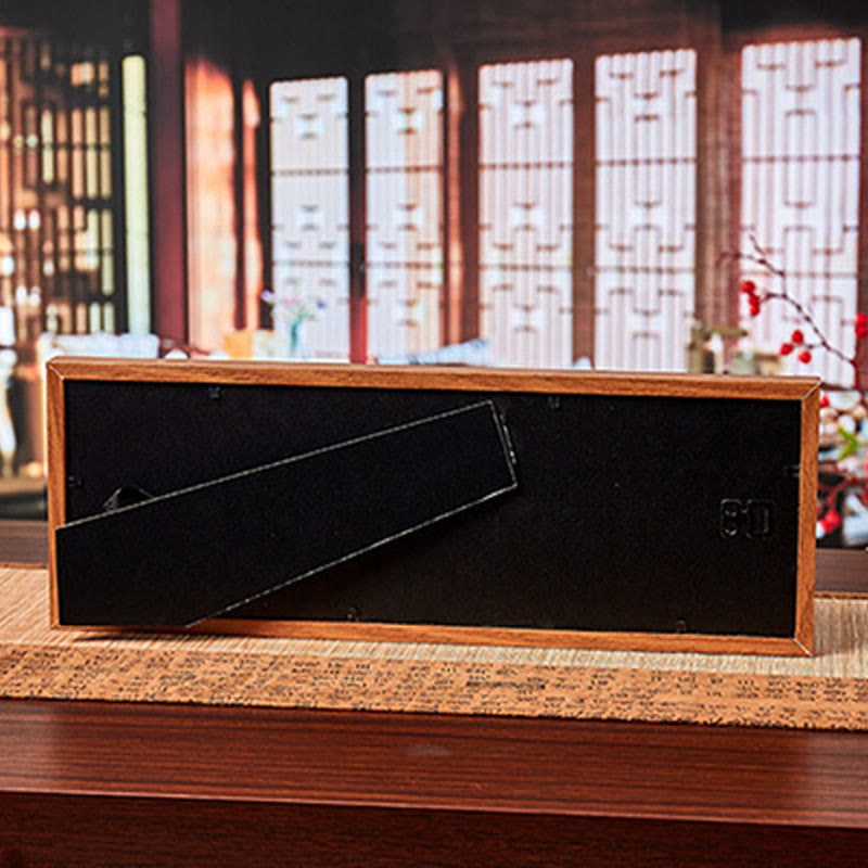 Buddha Stones, Fu-Figur, Fünf-Kaiser-Münzen, Glücks-Fotorahmen, Ornament, Heimdekoration - image 1