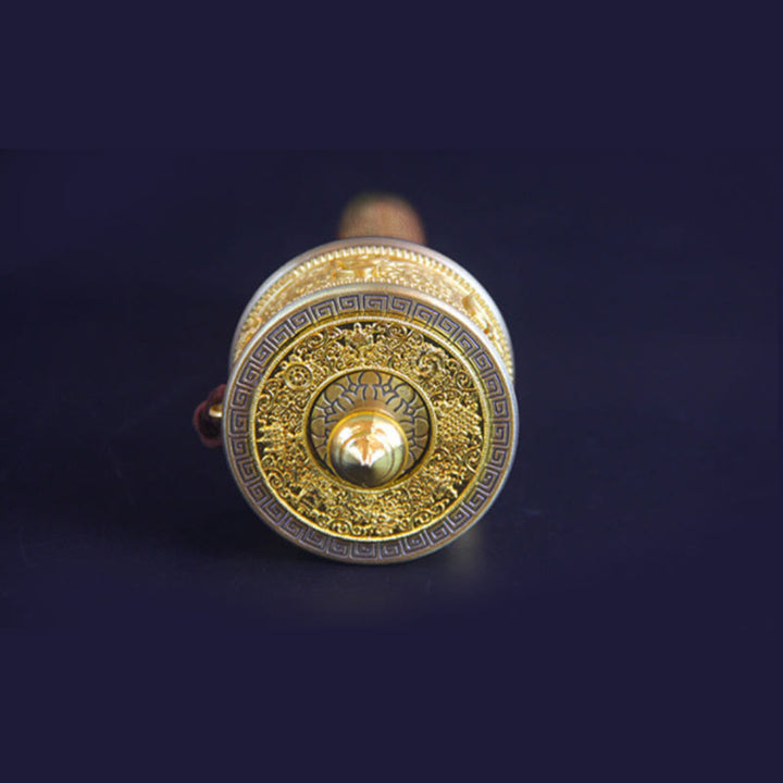 Tibetische Glücksgebetsmühle, Dekoration mit sechs wahren Worten - image 6