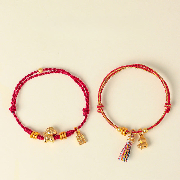 Buddha Stones ​​– Jahr des Pferdes – Erfolg und Stärke – Geflochtenes Armband, verstellbar - image 11