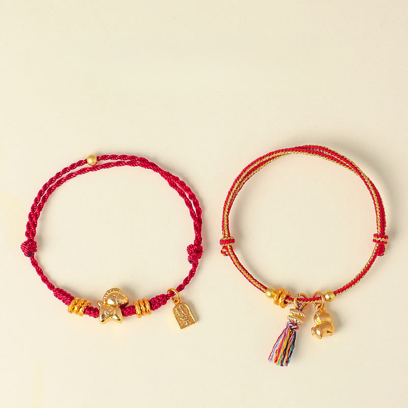 Buddha Stones ​​– Jahr des Pferdes – Erfolg und Stärke – Geflochtenes Armband, verstellbar - image 11