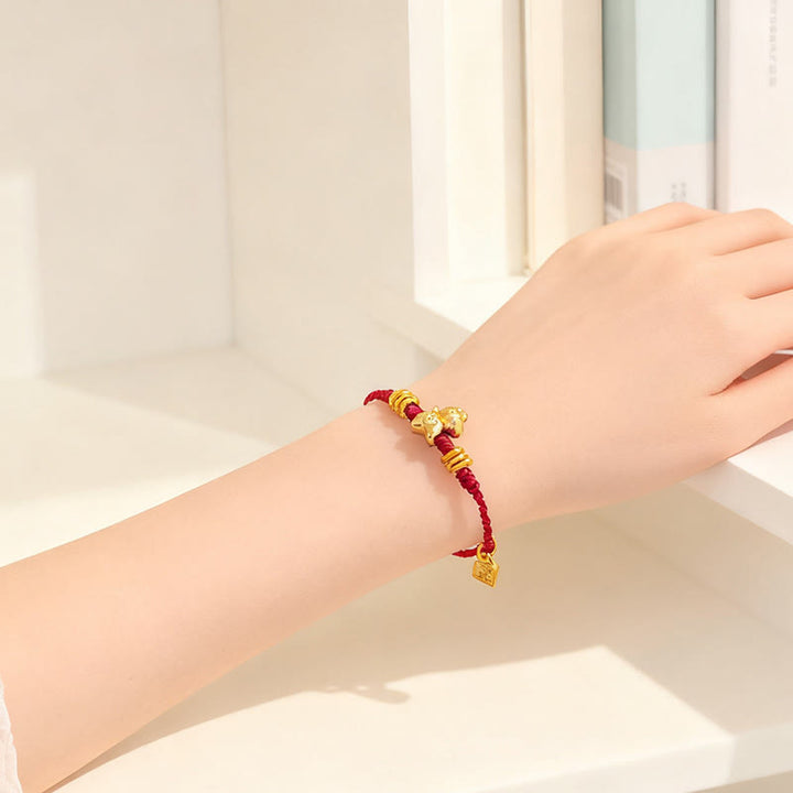 Buddha Stones ​​– Jahr des Pferdes – Erfolg und Stärke – Geflochtenes Armband, verstellbar - image 3