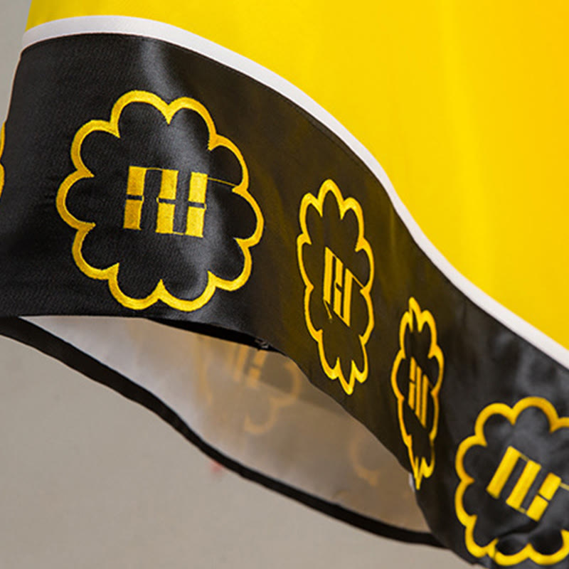 Buddha Stones ​​Wudang-Stickerei Drache Tiger Langer, weiter Ärmel Unisex Taoistischer Robe Kimono für Qigong-Zeremonie - image 14