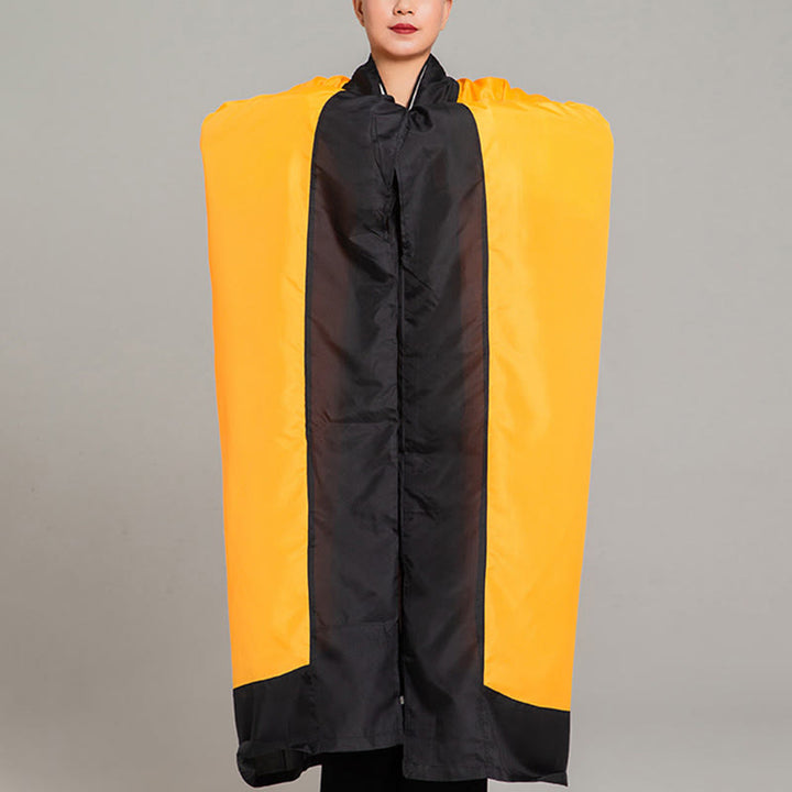 Buddha Stones ​​Wudang Einfarbig Lang Weite Ärmel Unisex Taoistische Robe Kimono für Qigong Tai Chi Zeremonie - image 3