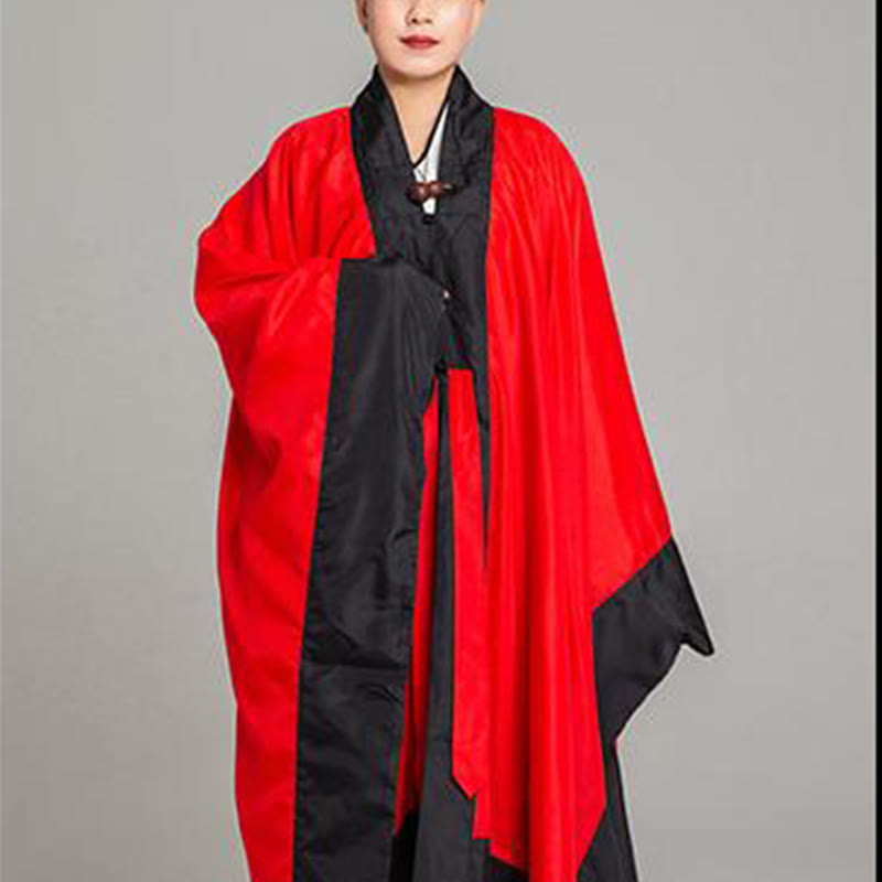 Buddha Stones ​​Wudang Einfarbig Lang Weite Ärmel Unisex Taoistische Robe Kimono für Qigong Tai Chi Zeremonie - image 14