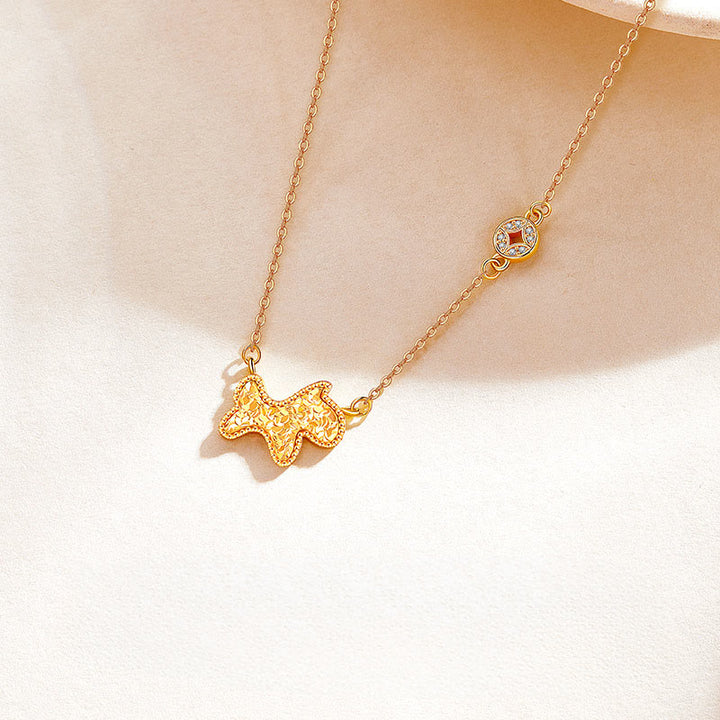 Buddha Stones ​​Jahr des Pferdes Chinesisches Tierkreiszeichen 925 Sterling Silber Münzdesign Segenskette Anhänger - image 5