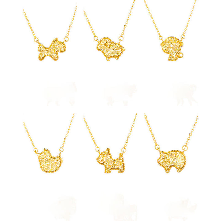 Buddha Stones ​​Jahr des Pferdes Chinesisches Tierkreiszeichen 925 Sterling Silber Münzdesign Segenskette Anhänger - image 40