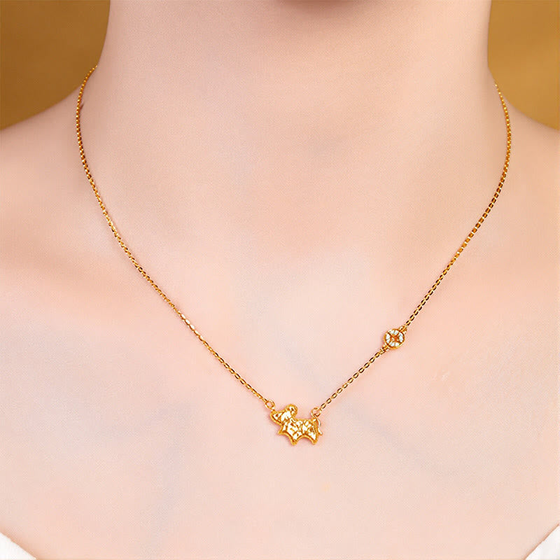 Buddha Stones ​​Jahr des Pferdes Chinesisches Tierkreiszeichen 925 Sterling Silber Münzdesign Segenskette Anhänger - image 12