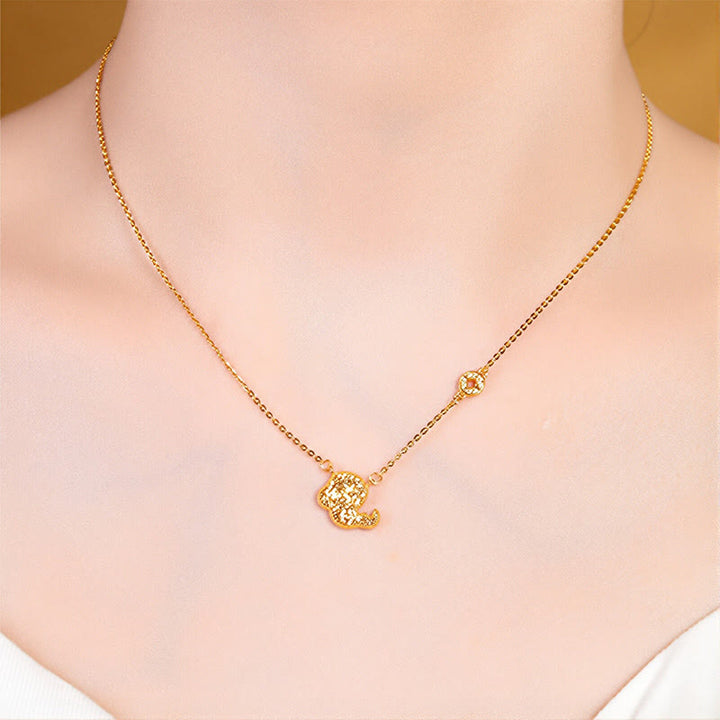 Buddha Stones ​​Jahr des Pferdes Chinesisches Tierkreiszeichen 925 Sterling Silber Münzdesign Segenskette Anhänger - image 22