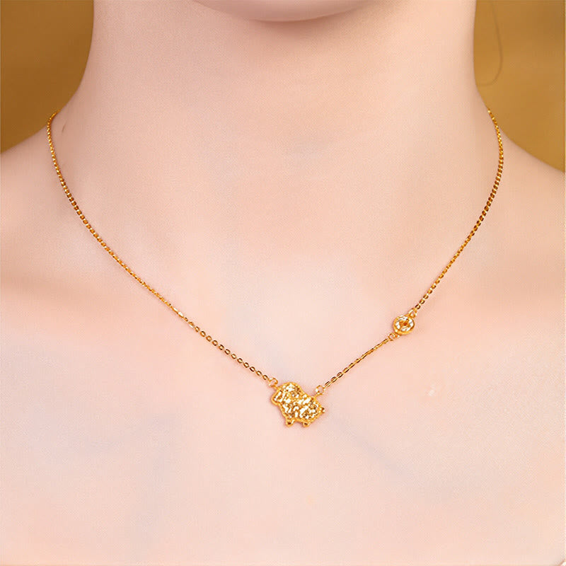 Buddha Stones ​​Jahr des Pferdes Chinesisches Tierkreiszeichen 925 Sterling Silber Münzdesign Segenskette Anhänger - image 24