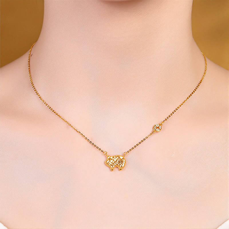 Buddha Stones ​​Jahr des Pferdes Chinesisches Tierkreiszeichen 925 Sterling Silber Münzdesign Segenskette Anhänger - image 32