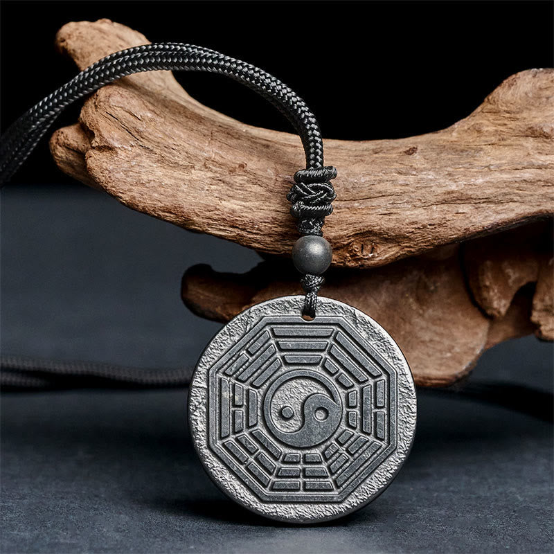 Buddha Stones aus authentischem Shungit, Yin-Yang-Bagua-Schutzsymbol - image 1
