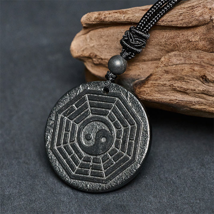 Buddha Stones aus authentischem Shungit, Yin-Yang-Bagua-Schutzsymbol - image 3
