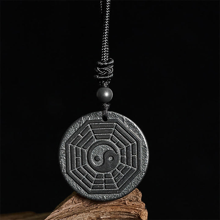 Buddha Stones aus authentischem Shungit, Yin-Yang-Bagua-Schutzsymbol - image 2