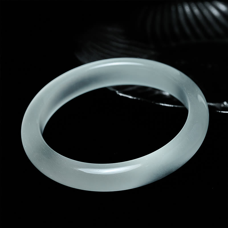 Buddha Stones, weißes Katzenauge, spirituelles Armband für Fülle - image 1